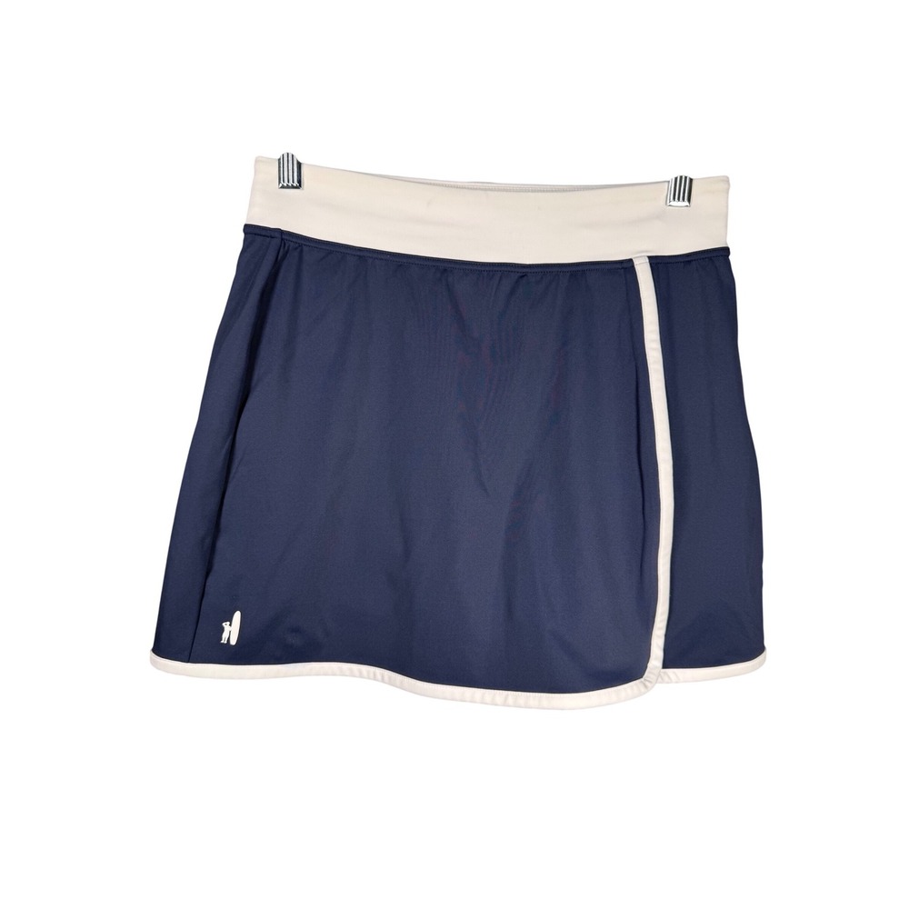 johnnie-O Gabby Performance Skirt‎ Small Navy White Golf Tennis Skort NWT